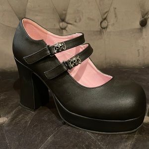 Demonia Gothika Goth Mary Jane Shoes